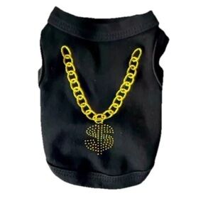 Puppy T-Shirt with Graphic Black XXS